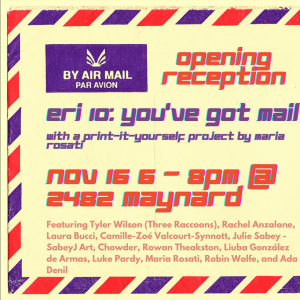 Exhibition ERI 10: You've got mail!
